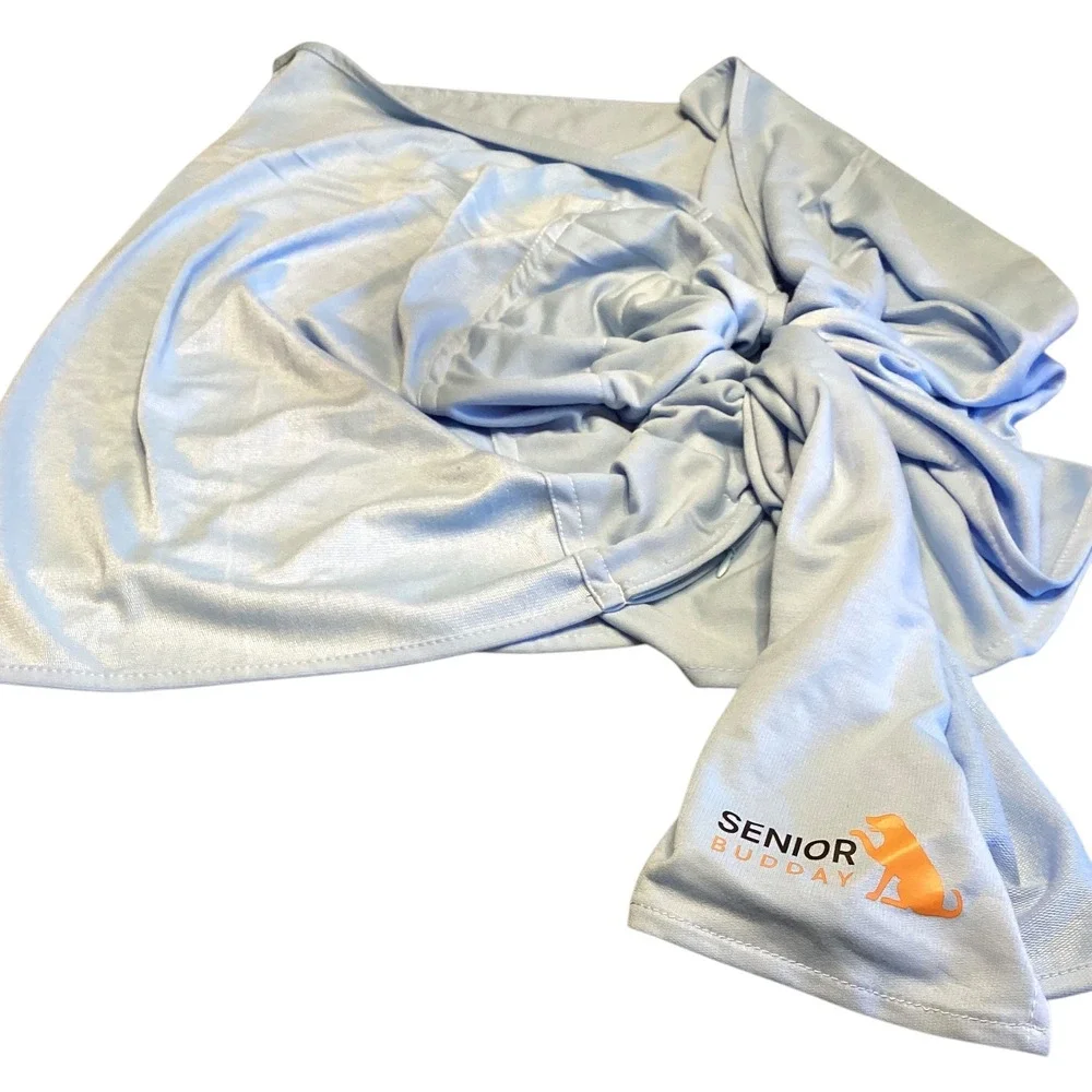 Senior Budday Pet Sling Blue Adjustable Small Dogs Cats‎ Cotton Bamboo Soft NWOT